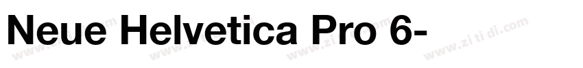 Neue Helvetica Pro 6字体转换